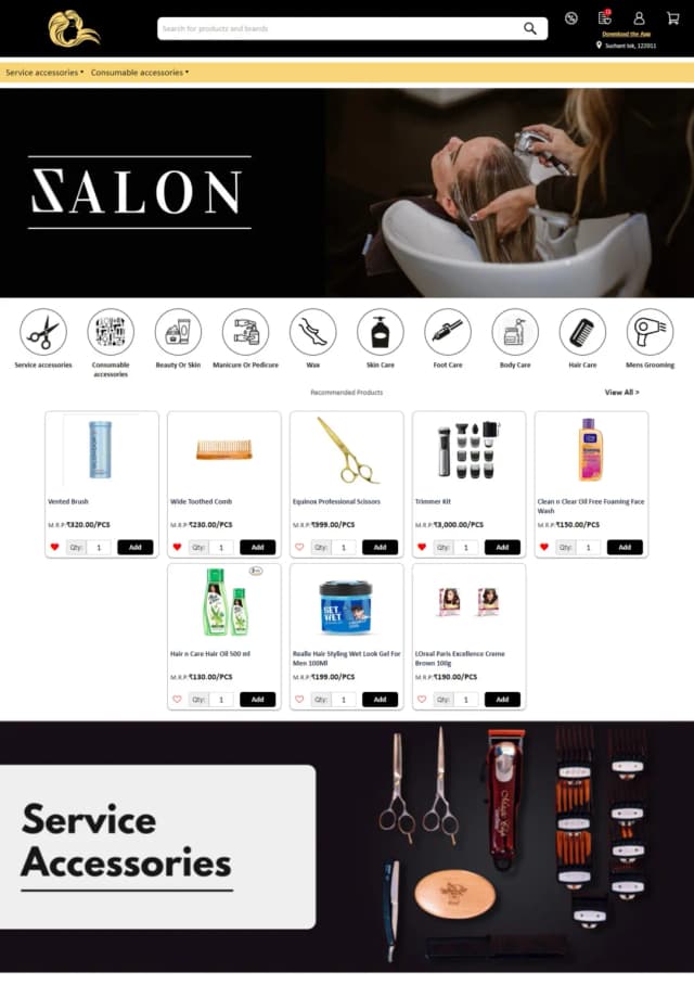 beauty store theme