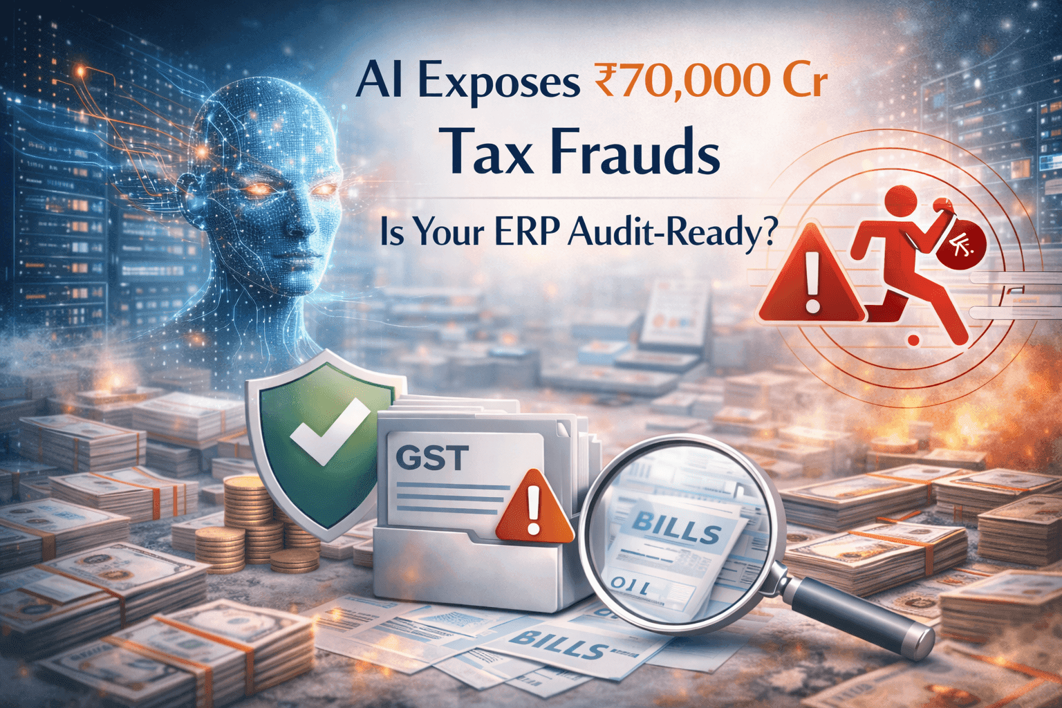 AI Exposes ₹70,000 Cr Tax Frauds
Is Your ERP Audit-Ready?